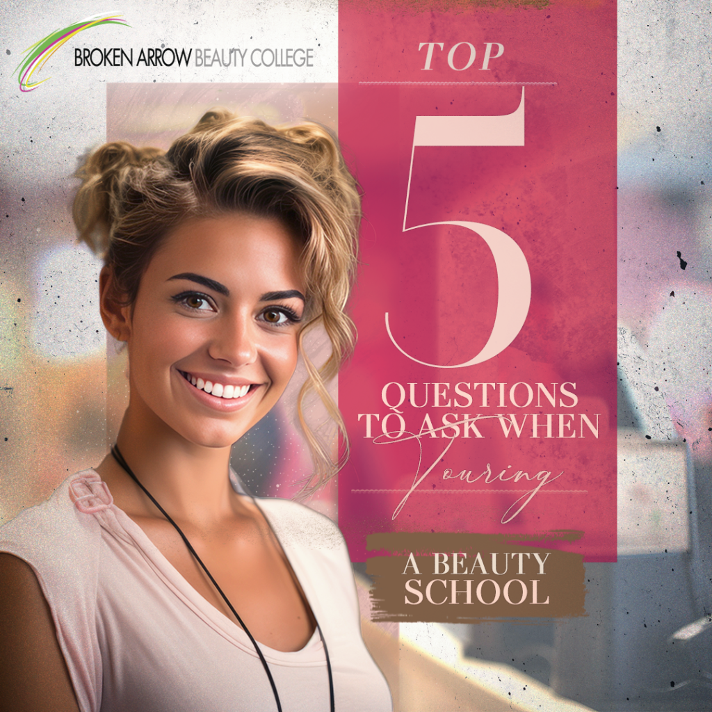 beauty school student