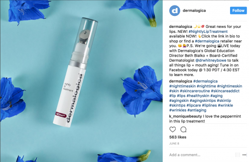 skincare product for lips