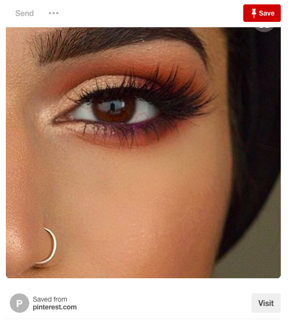 pinterest fall smokey eye