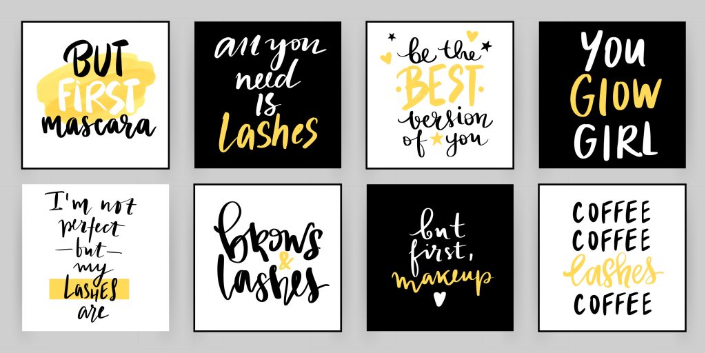 social media beauty templates